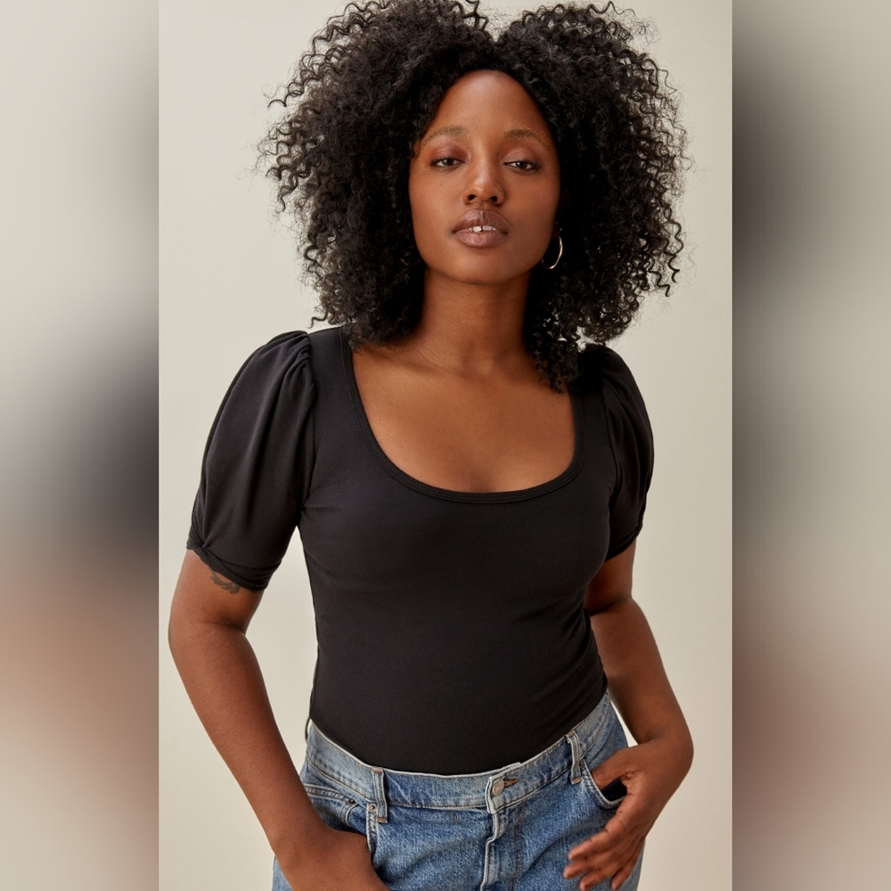 Reformation Jeans Frances Knit Top in *Cream*